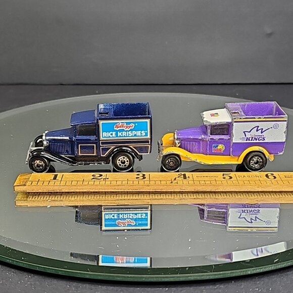 Vintage 1970s Matchbox Delivery Trucks 2pcs Sydney Kings Kelloggs Rice Krispies - Picture 9 of 9